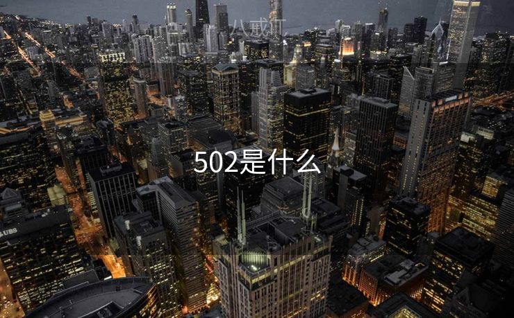 502是什么