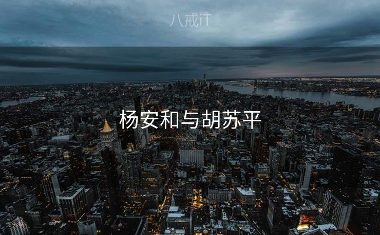 杨安和与胡苏平 杨安和与胡苏平