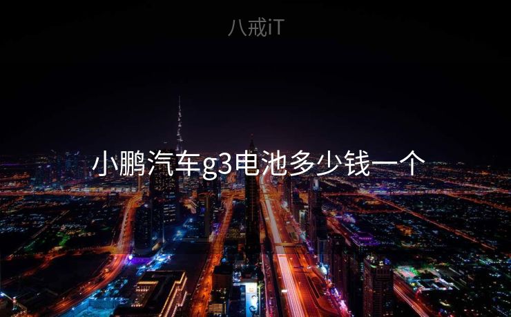  小鹏汽车g3电池多少钱一个