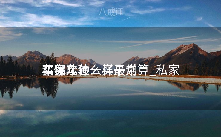 私家

车保险怎么买最划算_私家

车买车险一样平常
买哪几种