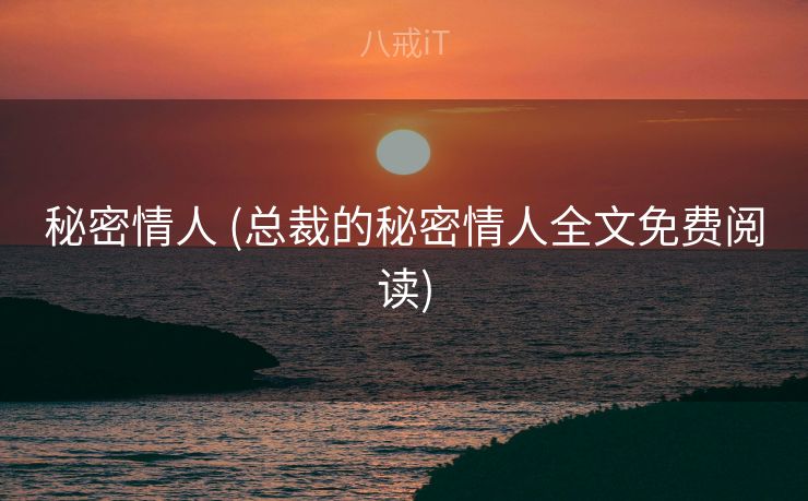 秘密情人 (总裁的秘密情人全文免费阅读)
