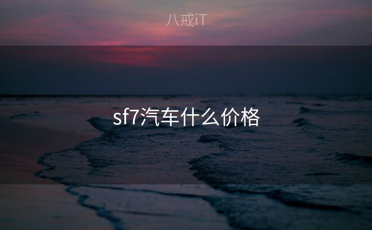 sf7汽车什么价格 sf7汽车什么价格