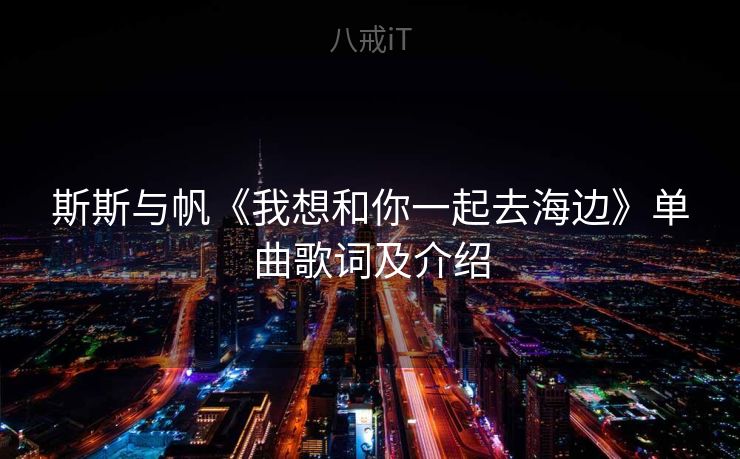 斯斯与帆《我想和你一起去海边》单曲歌词及介绍
