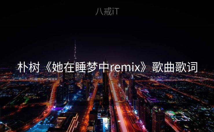 朴树《她在睡梦中remix》歌曲歌词