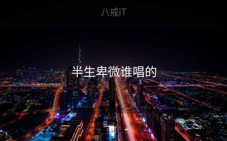 半生卑微谁唱的