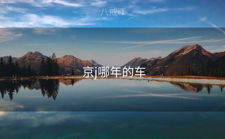  京j哪年的车
