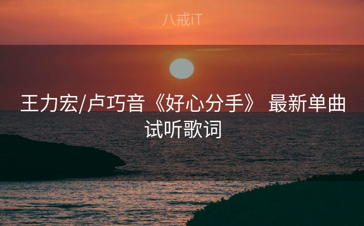 王力宏/卢巧音《好心分手》 最新单曲试听歌词 王力宏/卢巧音《好心分手》 最新单曲试听歌词