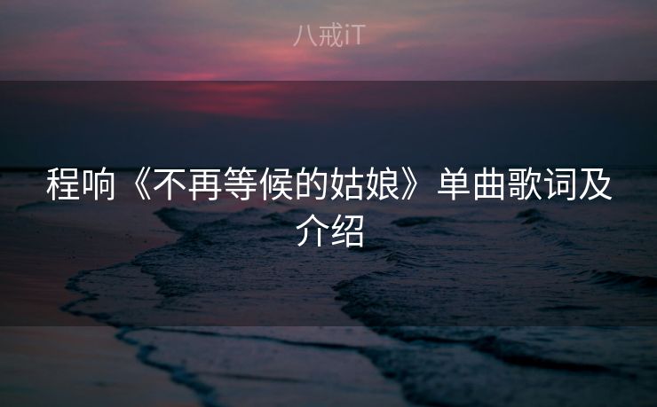 程响《不再等候的姑娘》单曲歌词及介绍