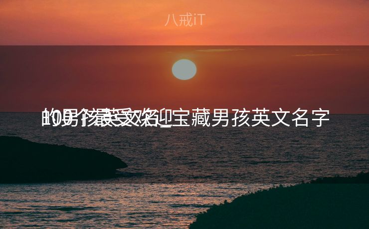 100个最受欢迎

的男孩英文名_宝藏男孩英文名字