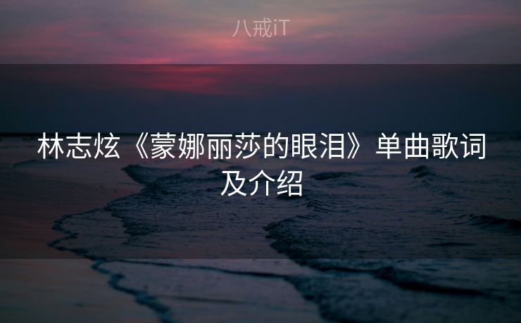 林志炫《蒙娜丽莎的眼泪》单曲歌词及介绍