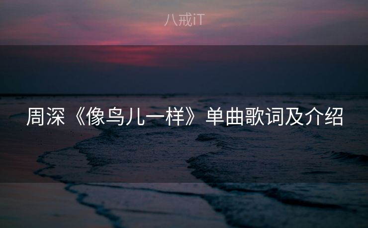 周深《像鸟儿一样》单曲歌词及介绍 周深《像鸟儿一样》单曲歌词及介绍
