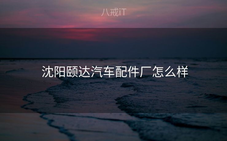  沈阳颐达汽车配件厂怎么样