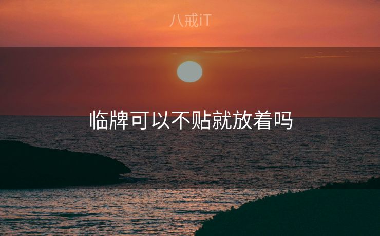 临牌可以不贴就放着吗
