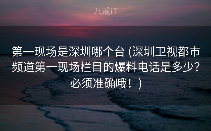 第一现场是深圳哪个台 (深圳卫视都市频道第一现场栏目的爆料电话是多少？必须准确哦！)