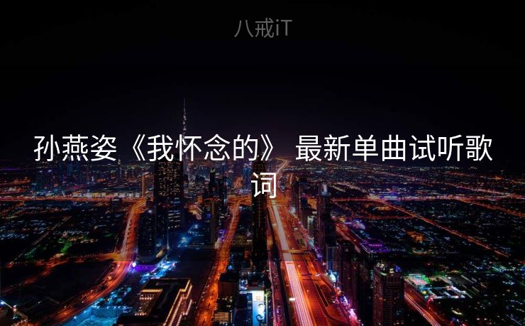 孙燕姿《我怀念的》 最新单曲试听歌词