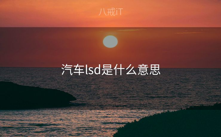 汽车lsd是什么意思 汽车lsd是什么意思