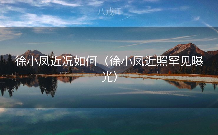 徐小凤近况如何(徐小凤近照罕见曝光) 徐小凤近况如何(徐小凤近照罕见曝光)