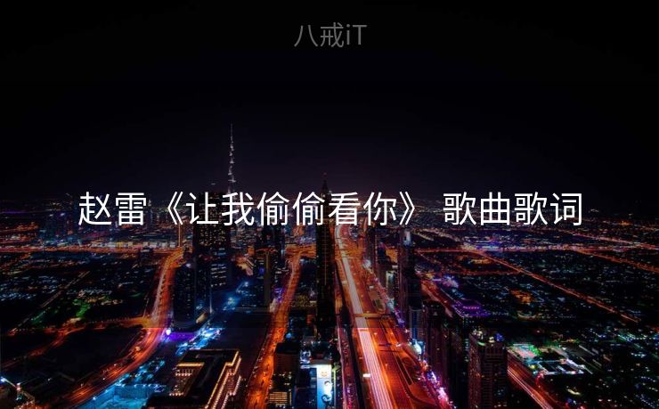 赵雷《让我偷偷看你》 歌曲歌词 赵雷《让我偷偷看你》 歌曲歌词