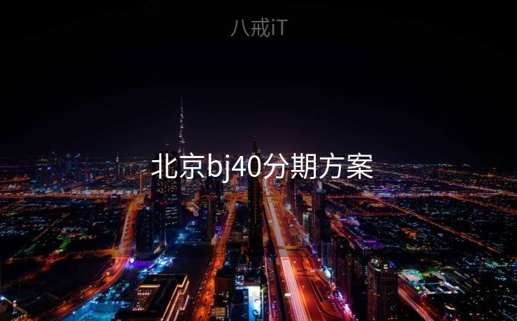  北京bj40分期方案