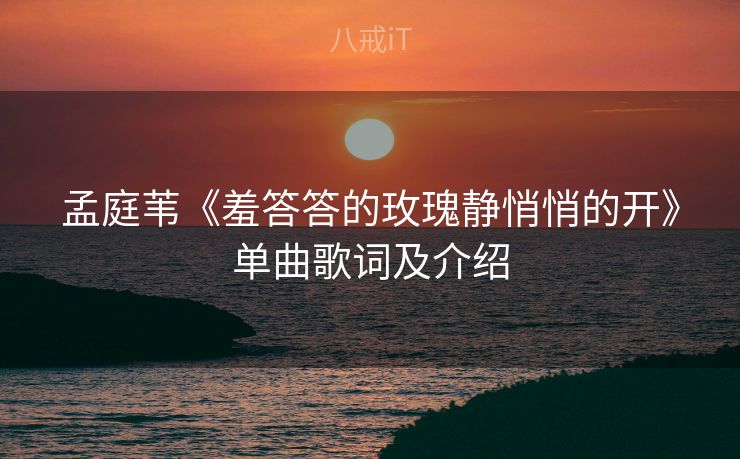 孟庭苇《羞答答的玫瑰静悄悄的开》单曲歌词及介绍 孟庭苇《羞答答的玫瑰静悄悄的开》单曲歌词及介绍