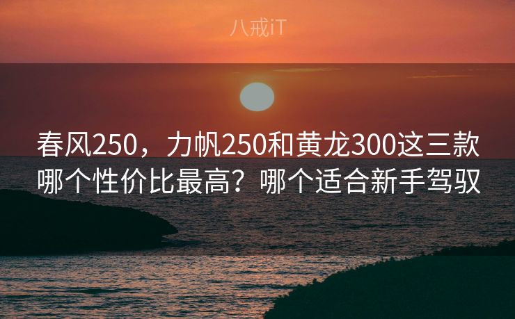 春风250，力帆250和黄龙300这三款哪个性价比最高？哪个适合新手驾驭