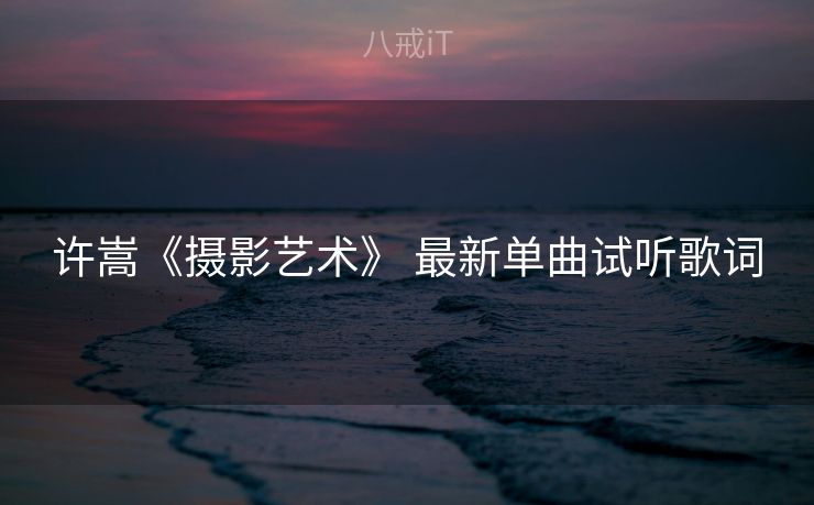 许嵩《摄影艺术》 最新单曲试听歌词