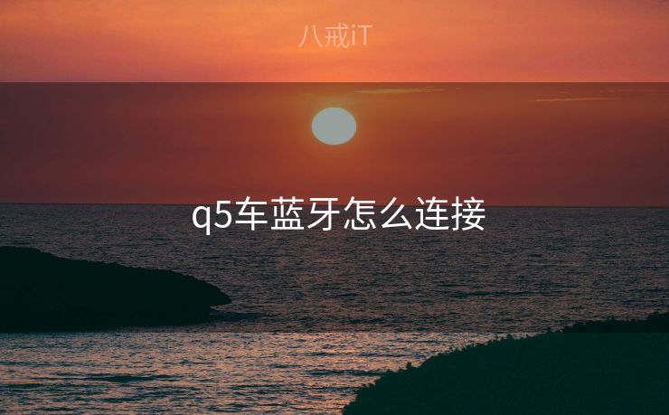  q5车蓝牙怎么连接