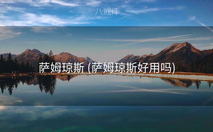 萨姆琼斯 (萨姆琼斯好用吗)