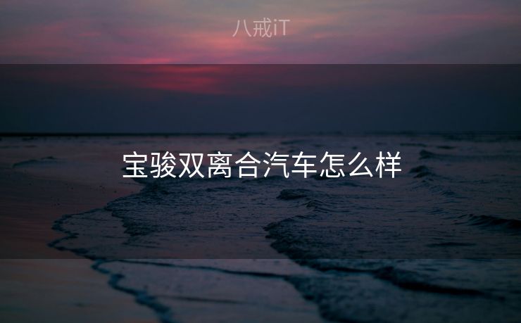 宝骏双离合汽车怎么样
