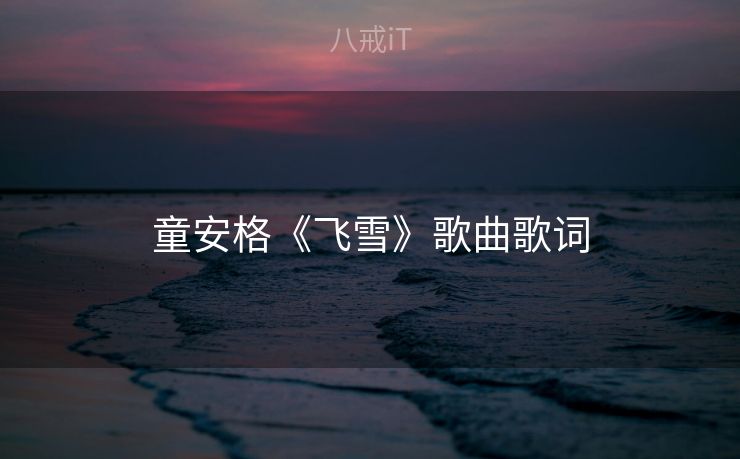 童安格《飞雪》歌曲歌词