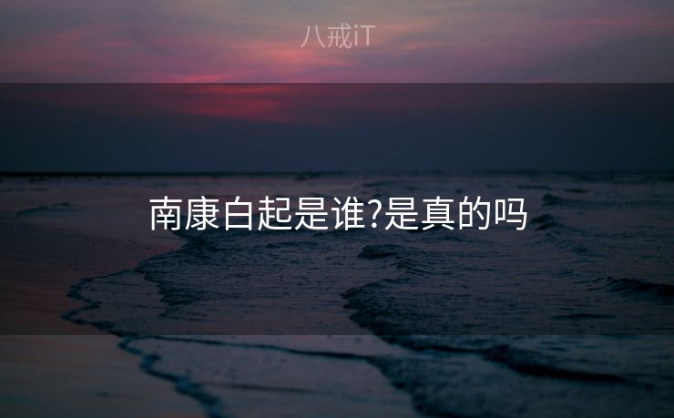 南康白起是谁?是真的吗