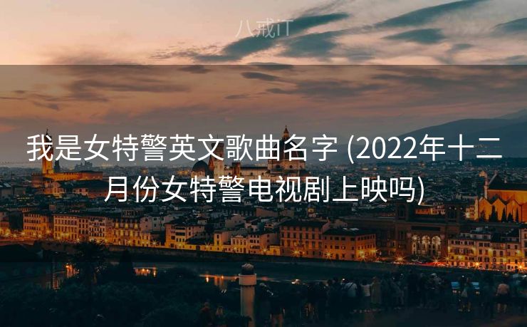我是女特警英文歌曲名字 (2022年十二月份女特警电视剧上映吗)