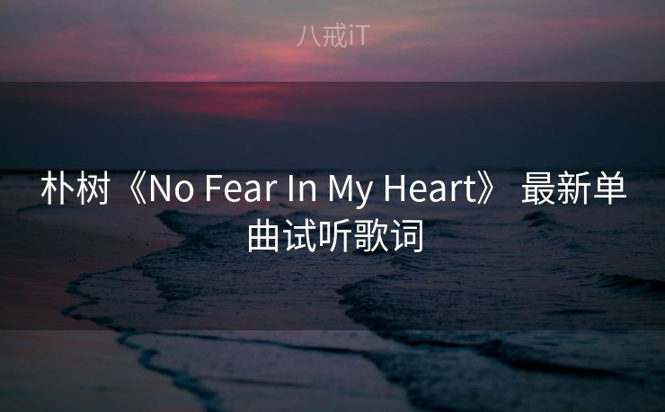 朴树《No Fear In My Heart》 最新单曲试听歌词