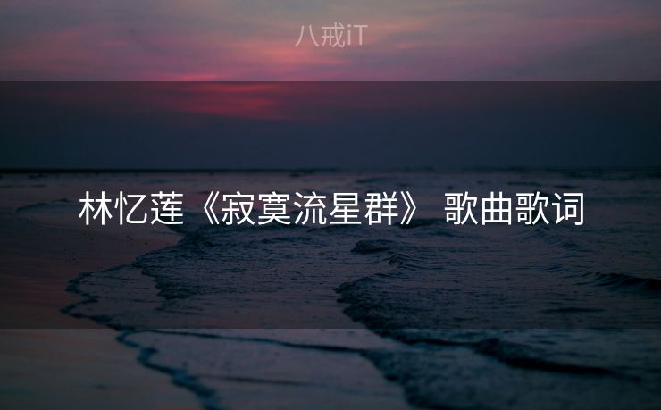 林忆莲《寂寞流星群》 歌曲歌词
