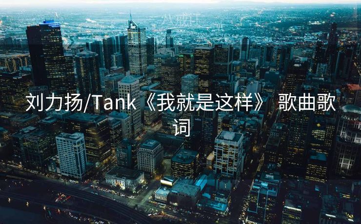 刘力扬/Tank《我就是这样》 歌曲歌词 刘力扬/Tank《我就是这样》 歌曲歌词
