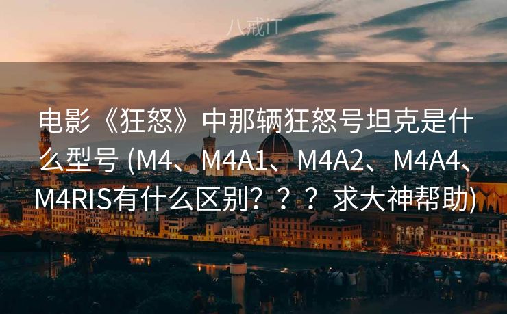 电影《狂怒》中那辆狂怒号坦克是什么型号 (M4、M4A1、M4A2、M4A4、M4RIS有什么区别???求大神帮助) 电影《狂怒》中那辆狂怒号坦克是什么型号 (M4、M4A1、M4A2、M4A4、M4RIS有什么区别???求大神帮助)