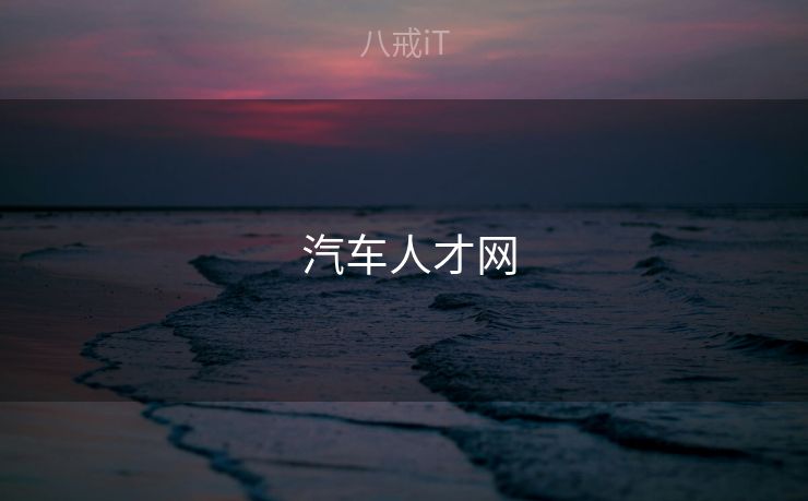  汽车人才网