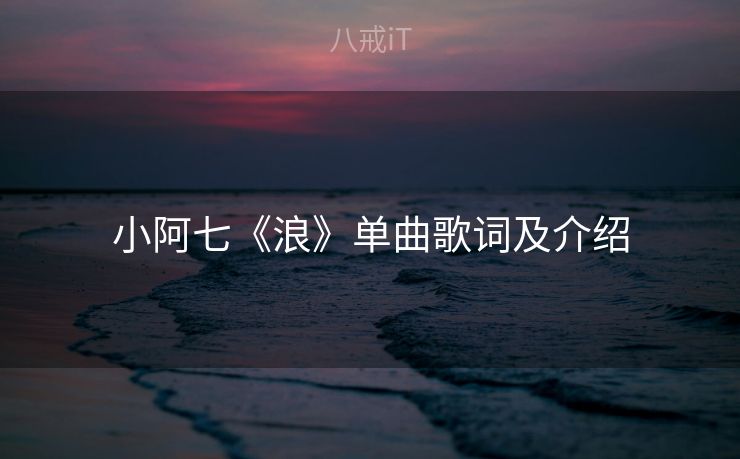 小阿七《浪》单曲歌词及介绍