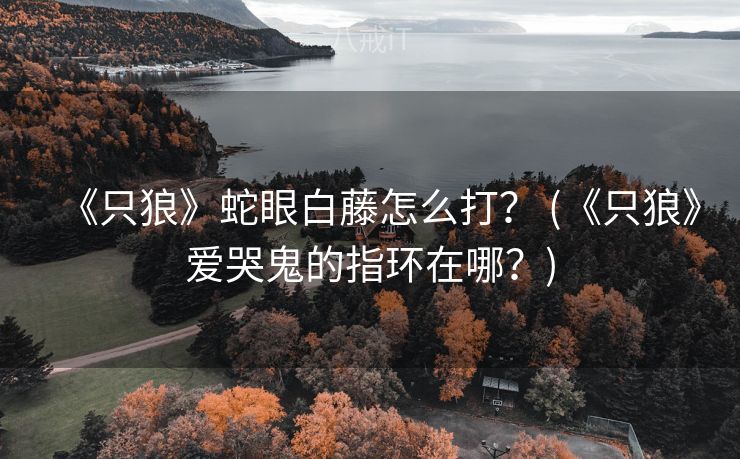 《只狼》蛇眼白藤怎么打? (《只狼》爱哭鬼的指环在哪?) 《只狼》蛇眼白藤怎么打? (《只狼》爱哭鬼的指环在哪?)