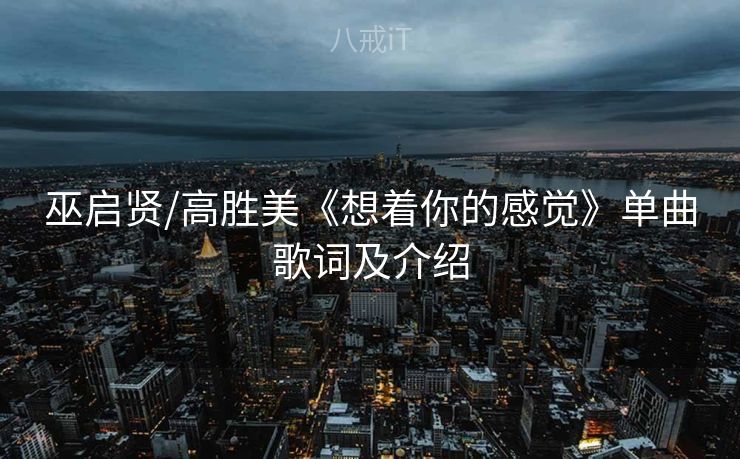 巫启贤/高胜美《想着你的感觉》单曲歌词及介绍