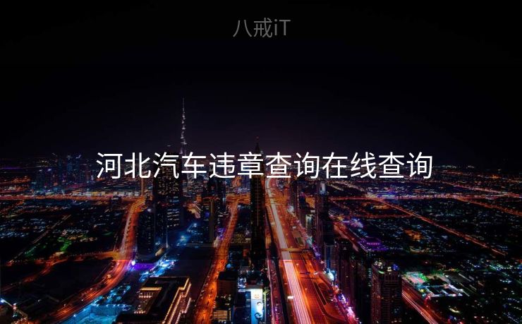  河北汽车违章查询在线查询