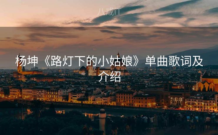 杨坤《路灯下的小姑娘》单曲歌词及介绍