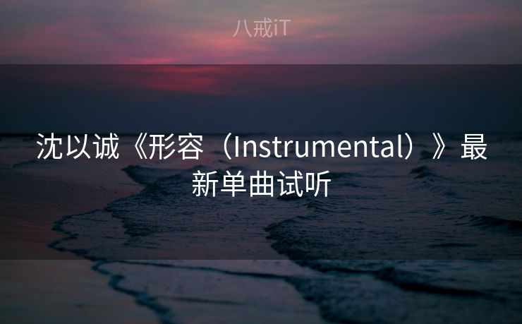 沈以诚《形容（Instrumental）》最新单曲试听