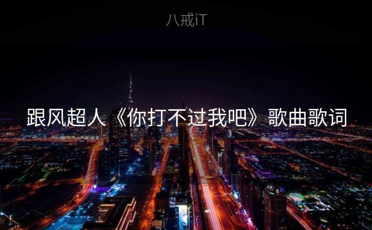 跟风超人《你打不过我吧》歌曲歌词 跟风超人《你打不过我吧》歌曲歌词