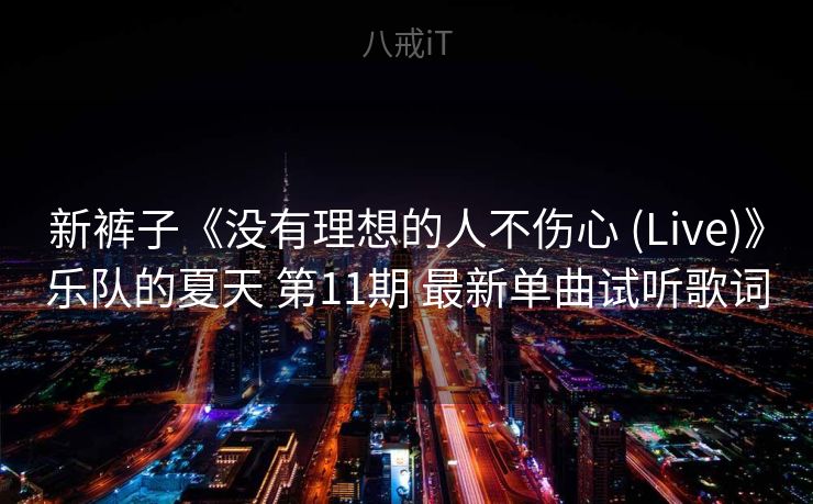 新裤子《没有理想的人不伤心 (Live)》乐队的夏天 第11期 最新单曲试听歌词