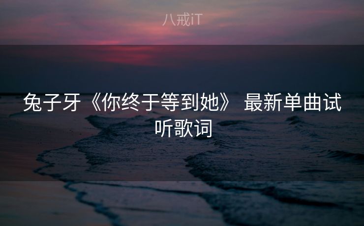 兔子牙《你终于等到她》 最新单曲试听歌词