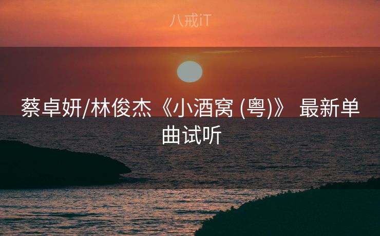 蔡卓妍/林俊杰《小酒窝 (粤)》 最新单曲试听