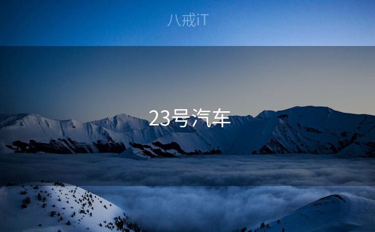  23号汽车