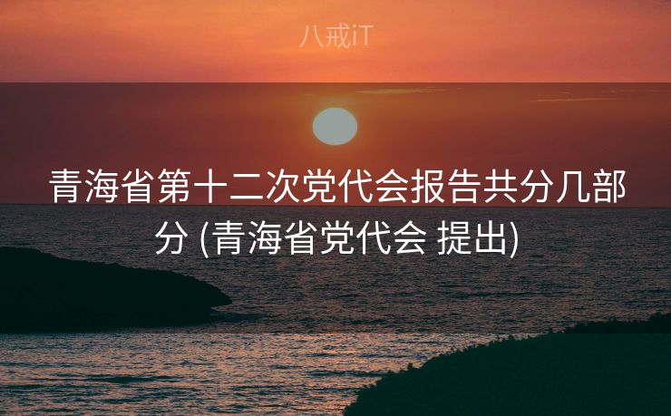 青海省第十二次党代会报告共分几部分 (青海省党代会 提出) 青海省第十二次党代会报告共分几部分 (青海省党代会 提出)