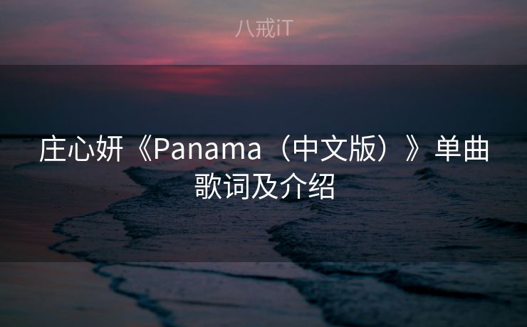 庄心妍《Panama（中文版）》单曲歌词及介绍